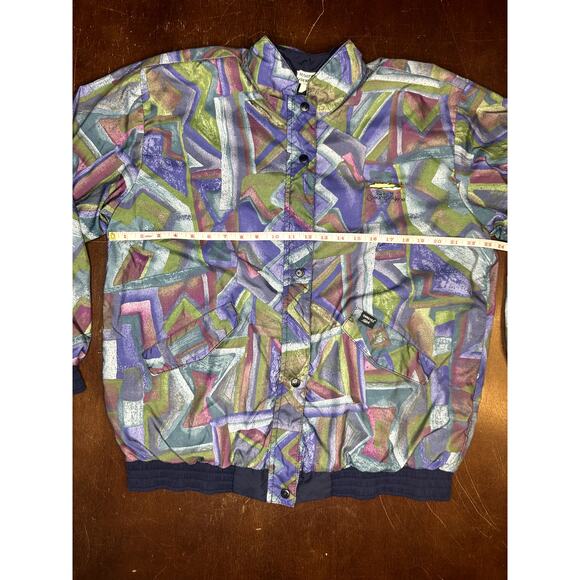 VTG 1990s Gore-tex The Coeur d'Alene LPGA Golf Tour Full Zip Up Abstract Jacket - Picture 3 of 16